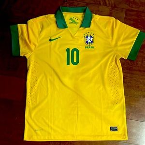 Nike Brazil Brasil Authentic Soccer Jersey - Size L